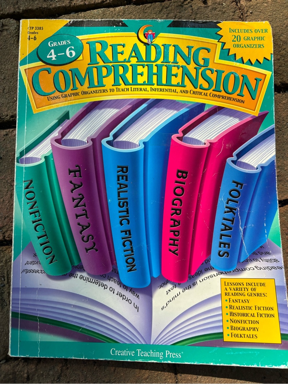 Reading Comprehension Workbook - Colorful Genre Covers